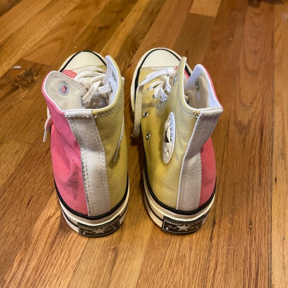 Converse Chuck Taylor, pink and yellow, Size 8W or 6M - Picture 5 of 11